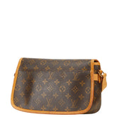 ルイ ヴィトン モノグラム ソローニュ ショルダーバッグ M42250 ブラウン PVC レザー レディース LOUIS VUITTON 【中古】